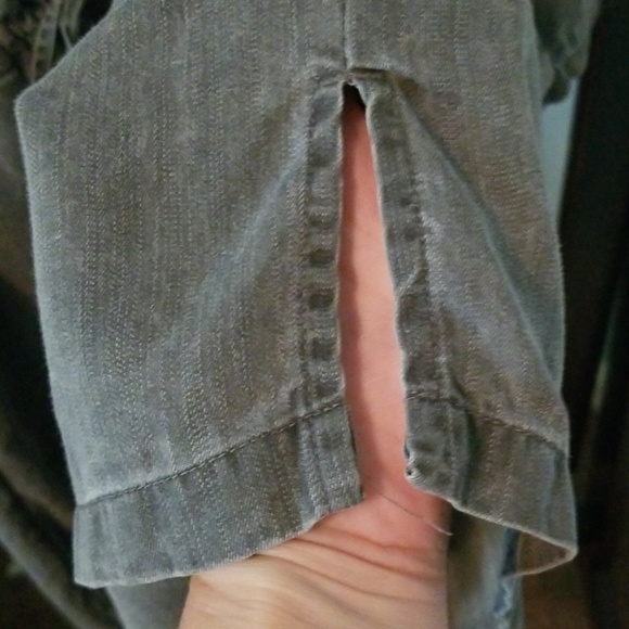 Gray old navy chambray utility dress - Picture 6 of 7